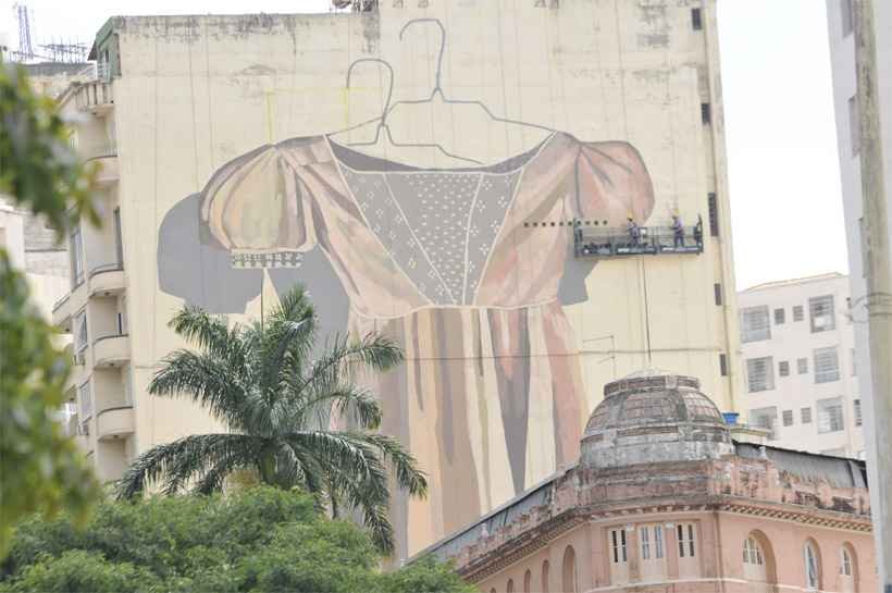 Novos painéis gigantes em prédios de BH serão entregues no domingo - Juarez Rodrigues/EM/DA Press