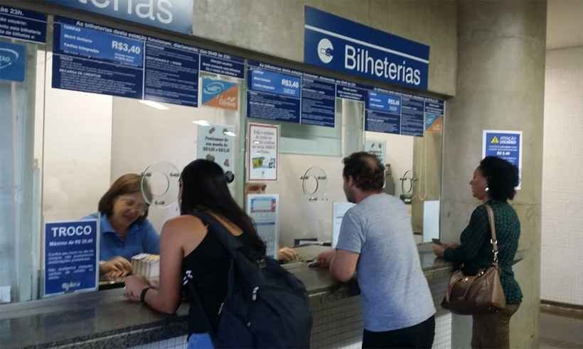 Ministério Público Federal tenta suspender aumento da tarifa do metrô em BH - Paulo Filgueiras/EM/DA Press