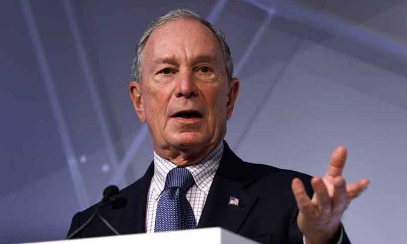 Michael Bloomberg dá exemplo ao fazer mega doação - Bill Pugliano/Getty Images North América/AFP 29/10/18