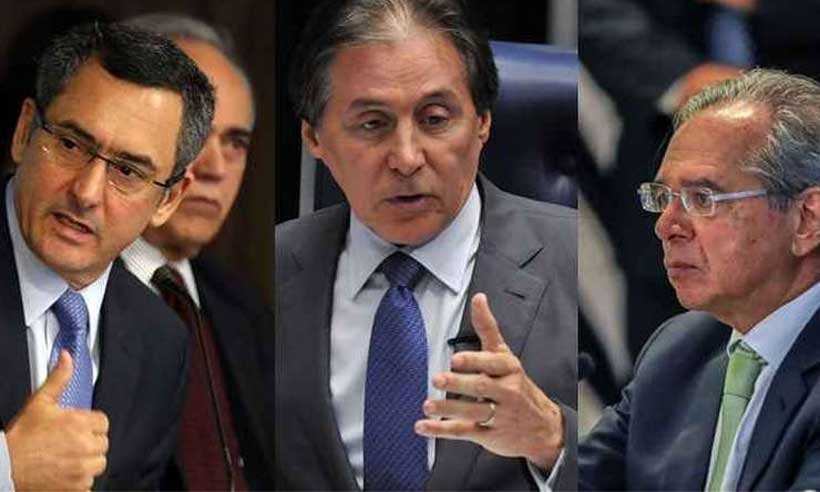 Estados podem levar 20% do leilão do pré-sal -  Antonio Cruz/Agencia Brasil, Minervino Junior/CB/D.A Press e Sergio Lima/AFP