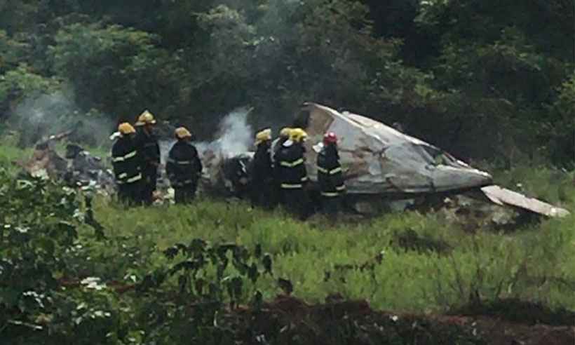 Avião de empresário explode em fazenda no Norte de Minas - Corpo de Bombeiros/Divulgação