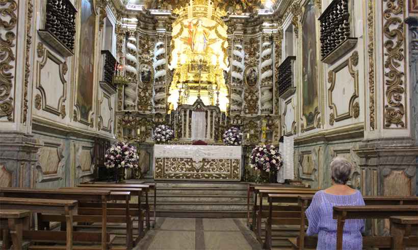 Santuário Arquidiocesano de Santa Luzia completa 240 anos  - Lívia Andrade/Esp/D.A PRESS