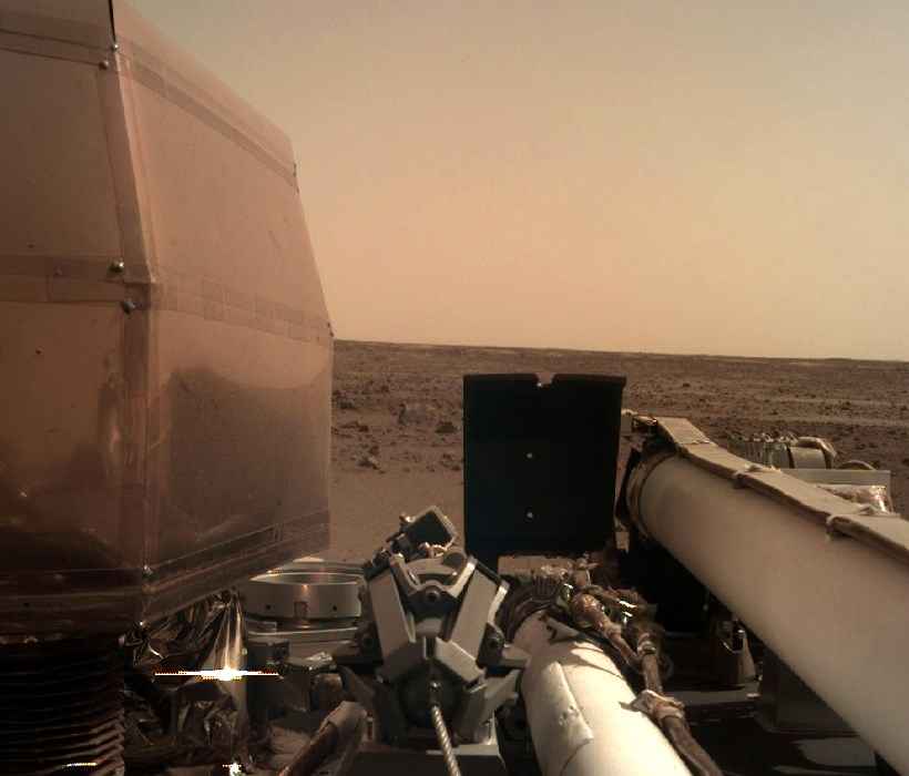 Depois de pouso em Marte, Sonda InSight da Nasa dá primeiros passos para pesquisa - HO / NASA/JPL-CALTECH / AFP