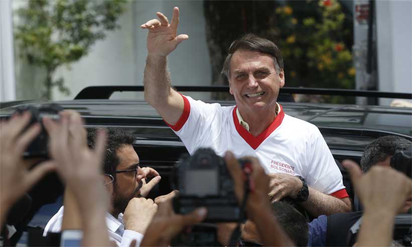 Revista 'Time' inclui Bolsonaro em enquete sobre personalidade do ano - Fernando Frazão/Agência Brasil