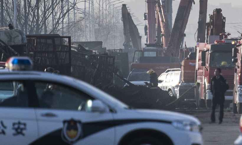 Explosão perto de fábrica química mata 23 pessoas na China - FRED DUFOUR / AFP