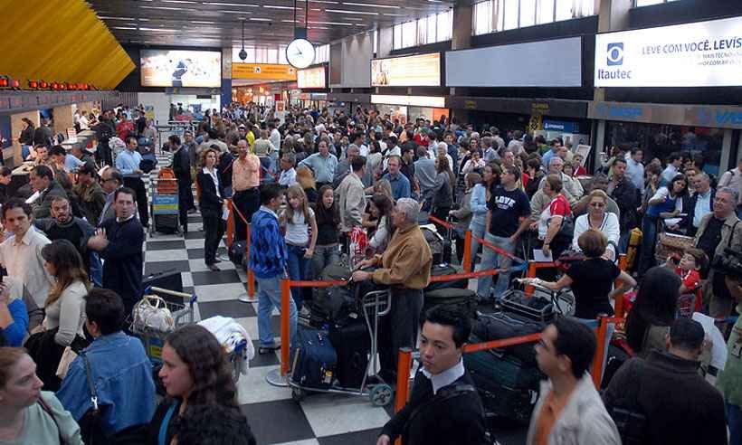 Chuvas causam cancelamento de voos no Aeroporto de Congonhas - Reprodução da internet/Wikipedia