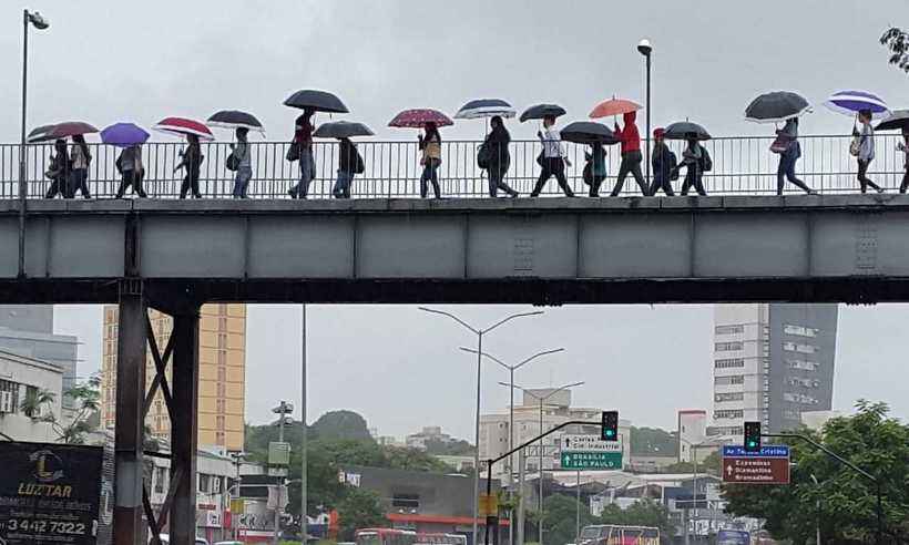 Em três dias, Região Centro-Sul recebeu mais de um quarto da chuva esperada para dezembro - Paulo Filgueiras/EM/D.A Press