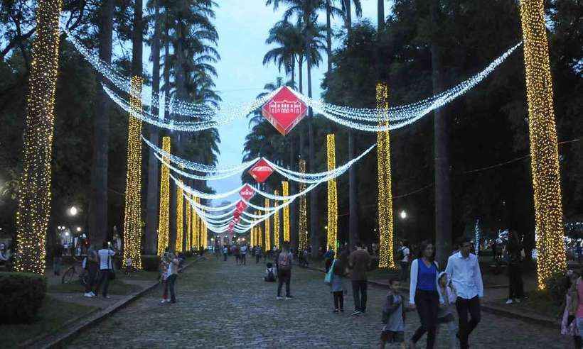 Devido à iluminação de Natal, BHTrans vai alterar trânsito na Praça da Liberdade - Reprodução/BHTrans