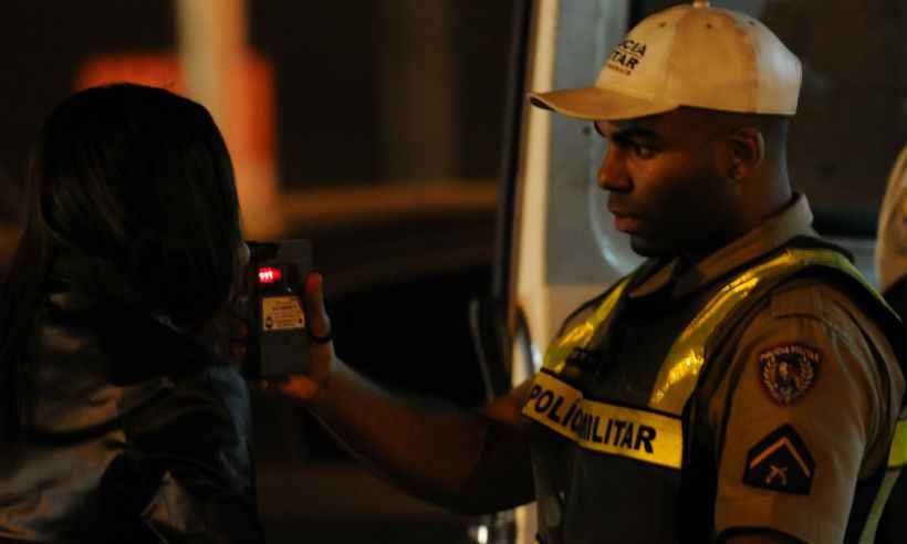 Operação Lei Seca termina com 29 motoristas flagrados alcoolizados em Minas -  Marcos Vieira/EM/D.A Press - 