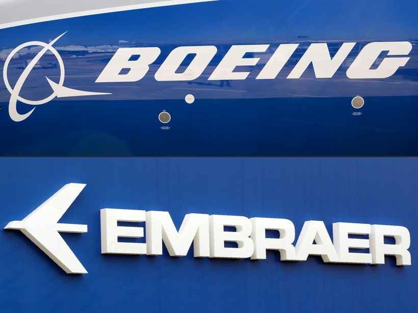 TRF da 3ª região cassa liminar que suspendia operação entre Embraer e Boeing -  / AFP / Eric PIERMONT 
