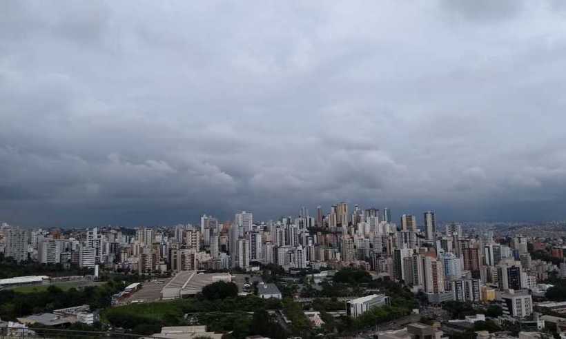 BH pode ter chuva forte na noite desta quinta-feira - Reprodução/WhatsApp