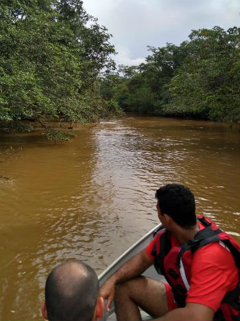 Corpo de homem que se afogou em Araxá é encontrado após três dias de buscas - Corpo de Bombeiros/Divulgação