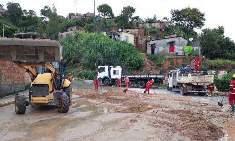Em quatro dias, Defesa Civil registrou 80 deslizamentos em BH - Roger Victor/Defesa Civil