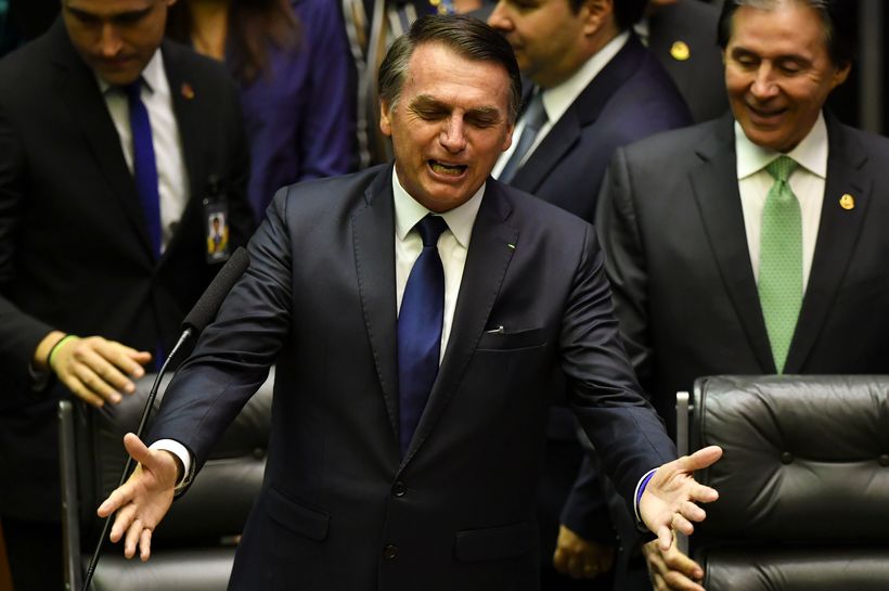 Confira íntegra de discurso de Bolsonaro como presidente do Brasil - / AFP / Nelson ALMEIDA 