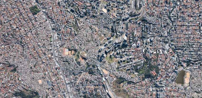 PM usa drones no Morro das Pedras em operação para desarticular gangues - Street View/ Reprodução