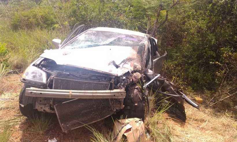 Menina de 4 anos morre em acidente na BR-367, no Vale do Jequitinhonha - Reprodução/Corpo de Bombeiros