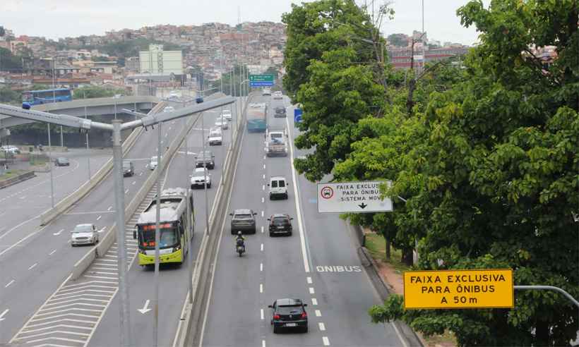 Início das novas obras no Viaduto Leste depende do clima em BH - Paulo Filgueiras/EM/DA Press