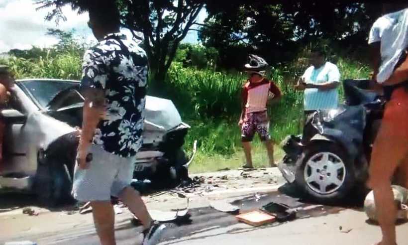 Três pessoas ficam feridas em acidente no Sul de Minas - Reprodução/Facebook/TV Alterosa Sul de Minas