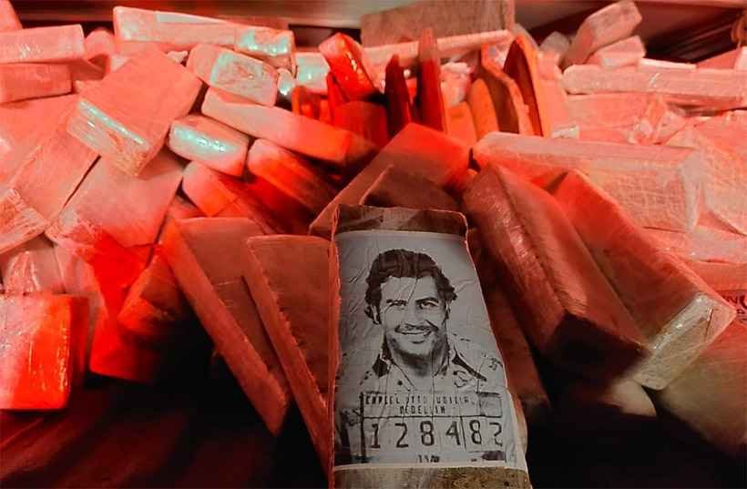 PRF apreende carga de maconha com Pablo Escobar na embalagem - Polícia Rodoviária Federal/Divulgação