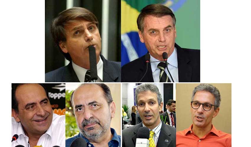 Bolsonaro, Kalil e Zema: o #10yearschallenge dos políticos