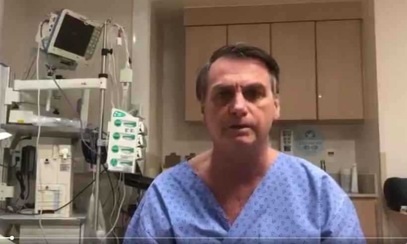 Bolsonaro manteve-se estável ao longo do dia, diz boletim médico - Twitter/Reprodução