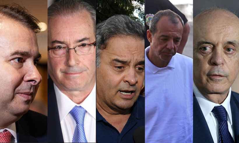 OAS delata propina de R$ 125 milhões para 21 políticos - Cassiano Rosário/Estadão Conteúdo - Fábio Rodrigues Pozzebom/ Agência Brasil  - Leandro Couri/EM/D.A Press - Fábio Motta/Estadão Conteúdo  - Wilson Dias/Agencia Brasil 