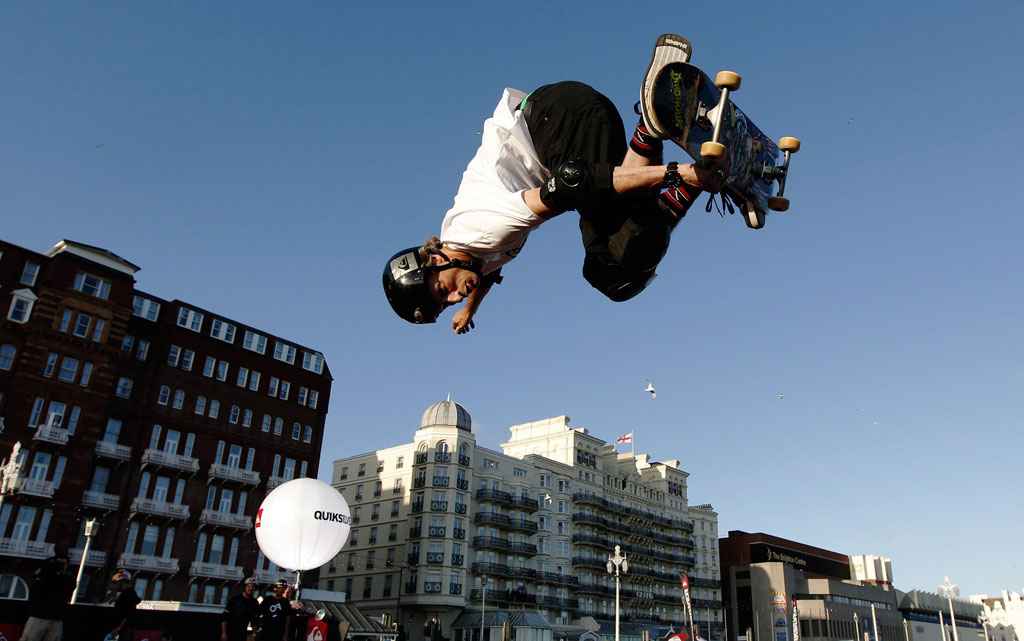 Embaixador das rampas - LUKE MACGREGOR/AFP - 21/7/10