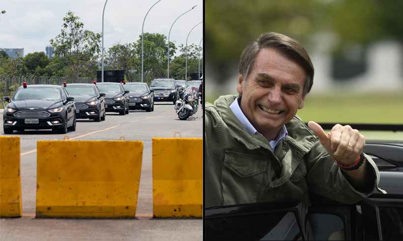 Bolsonaro envia pedido ao Congresso para trocar carros oficiais - Sérgio Lima e Mauro Pimentel/AfP