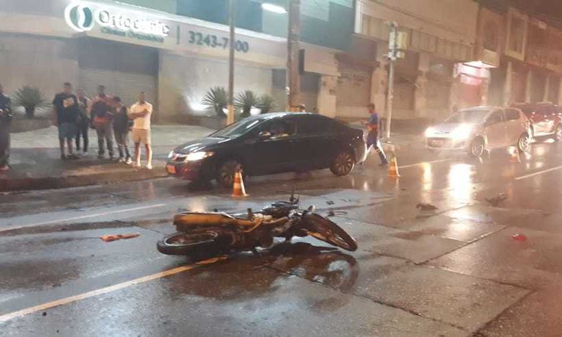 Motociclista morre em acidente na Avenida Dom Pedro I - Reprodução/Polícia Militar