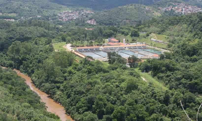 Barragens aumentam incerteza sobre segurança de reserva natural de água na Grande BH - Leandro Couri/EM/D.A Press