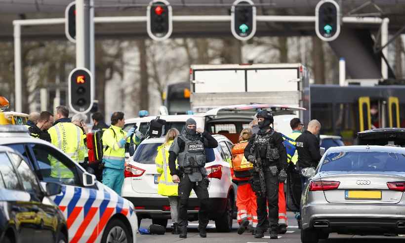 Polícia da Holanda prende suspeito de matar três pessoas no atentado em Utrecht - Robin van Lonkhuijsen / ANP / AFP