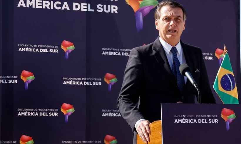 Bolsonaro se reúne com seis presidentes sul-americanos - José Dias/PR