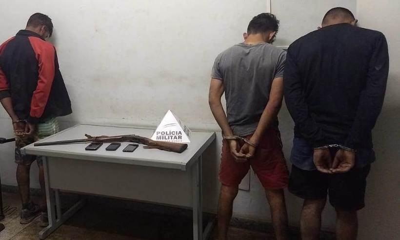 Polícia prende grupo suspeito de latrocínio na Região Central de Minas - Divulgação/Polícia Militar