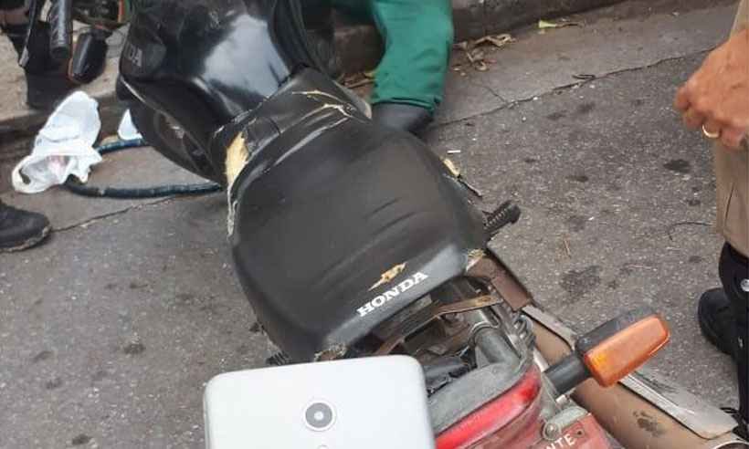 Preso do semiaberto é detido após roubar celular de mulher no Sion - Polícia Militar/Divulgação