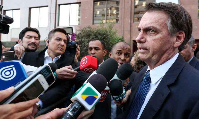 Bolsonaro compara relação entre ditadura e vítimas com casamento desfeito - Marcos Correa/PR - Santiago - Chile