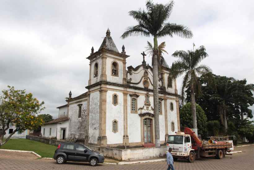 Palmeiras serão cortadas por infiltração que ameaça igreja em Ouro Preto - Jair Amaral/EM/DA Press - 1/2/19