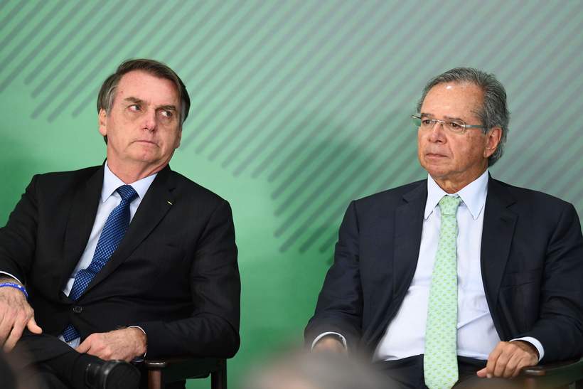 É possível consertar se Bolsonaro fizer algo que não seja razoável, diz Guedes -  / AFP / EVARISTO SA 