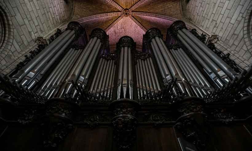 Grande órgão de Notre-Dame não foi atingido pelo fogo, mas corre risco - Ludovic MARIN / AFP