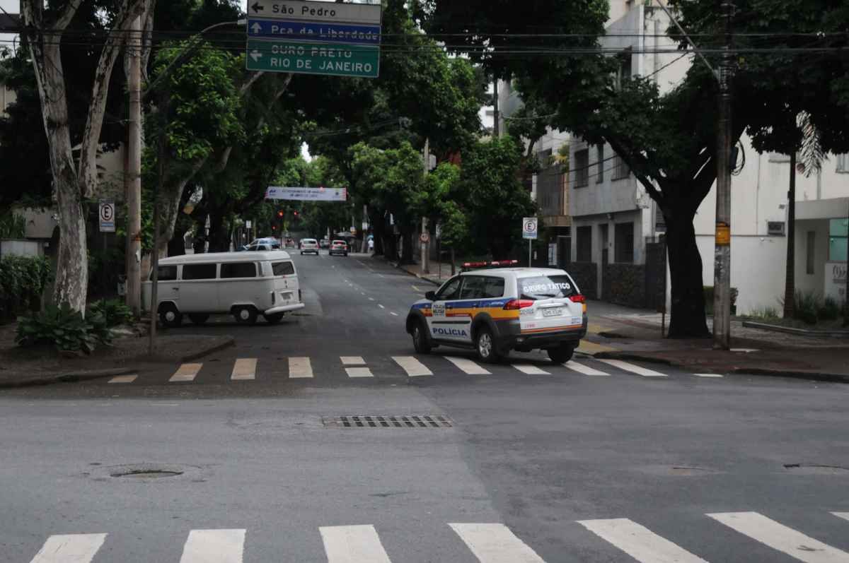 Polícia lança operação contra roubos de casas e outros crimes em BH - Tulio Santos/EM/D.A. Press