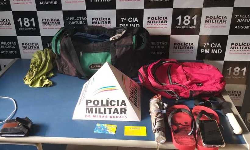 Homem assalta mulher, faz reféns em almoço de Páscoa e é preso em Juatuba - Polícia Militar/ divulgação 