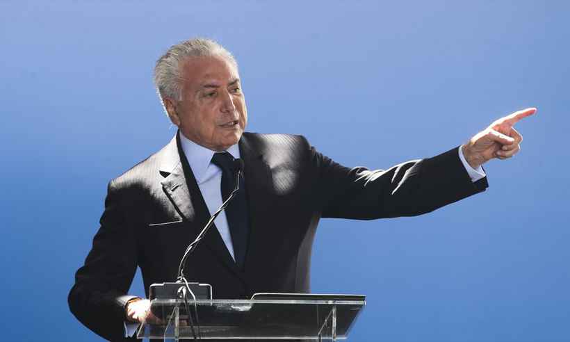 Ex-presidente Michel Temer se torna réu no caso do Decreto dos Portos - Antonio Cruz/ Agência Brasil