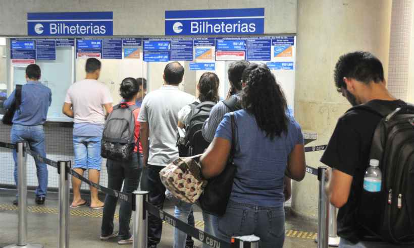 Passagem do metrô de BH fica mais cara a partir de domingo - Marcos Vieira/EM/D.A.Press