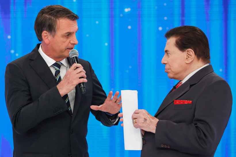 Armas, radares e Previdência. Veja como foi a entrevista de Bolsonaro a Silvio Santos - Alan Santos/PR