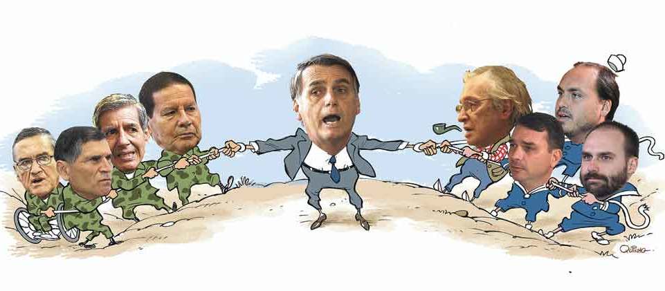 Entenda a briga entre olavistas e militares no governo Bolsonaro