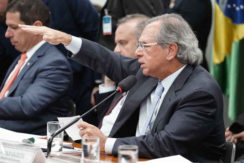 Guedes: 'Estamos indo para um caminho da prosperidade, não indo para Venezuela' - Pablo Valadares/Câmara dos Deputados

