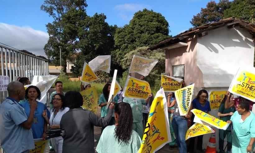 Em protesto, funcionários reduzem escala de atendimento no Hospital Júlia Kubitscheck - Asthemg/Divulgação