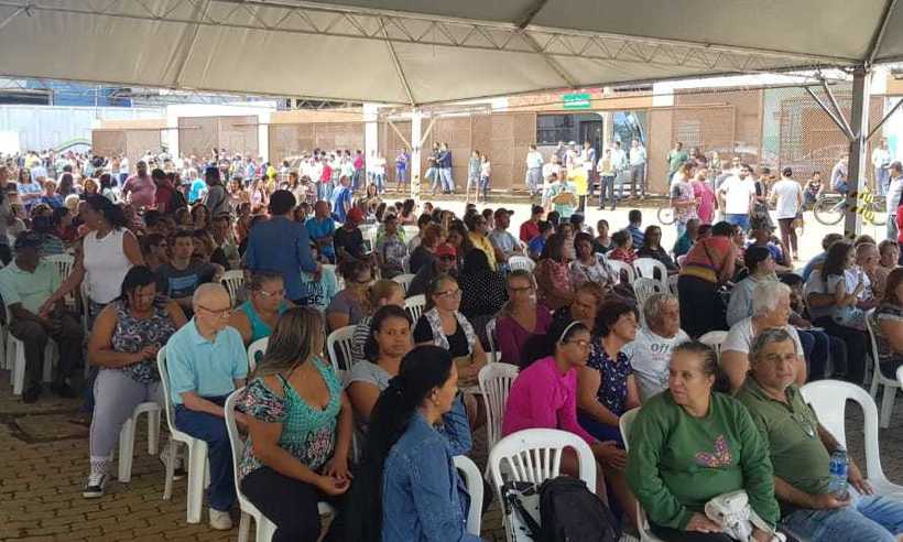 Apenas 1,6 mil participam de simulado de rompimento de barragem em Barão de Cocais - Túlio Santos/EM