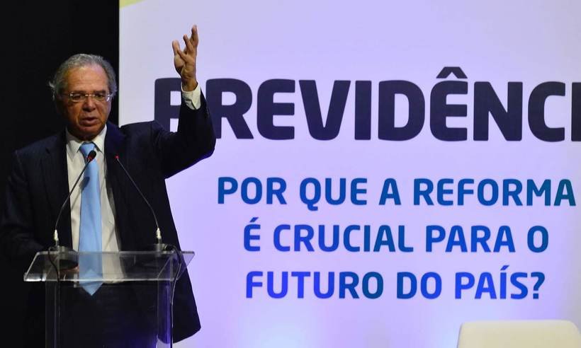 Guedes cobra protagonismo do Congresso pela aprovação da reforma; Maia defende democracia e pede nova postura do governo  - Marcelo Ferreira/CB/D.A Press