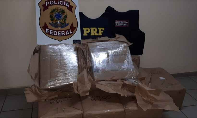 Polícia prende cinco homens com 250 quilos de maconha no Triângulo Mineiro - Polícia Federal/Divulgação