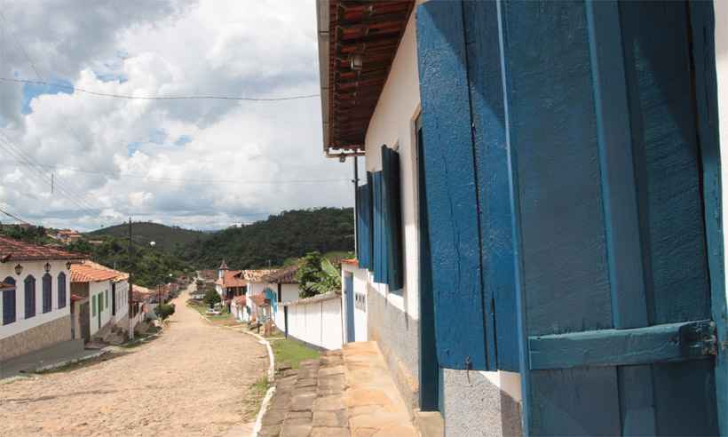 Começa a revitalização de fachadas em Córregos, "distrito-presépio" de Conceição do Mato Dentro - Jair Amaral/EM/D.A. Press - 7/12/18